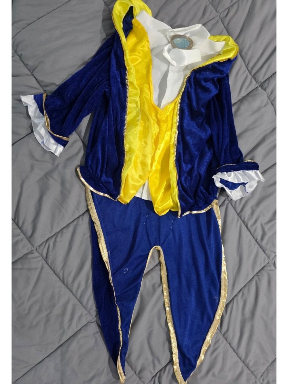 Disney Beast Prince Adam Velvet Jacket Children's XXL (18) Halloween Costume